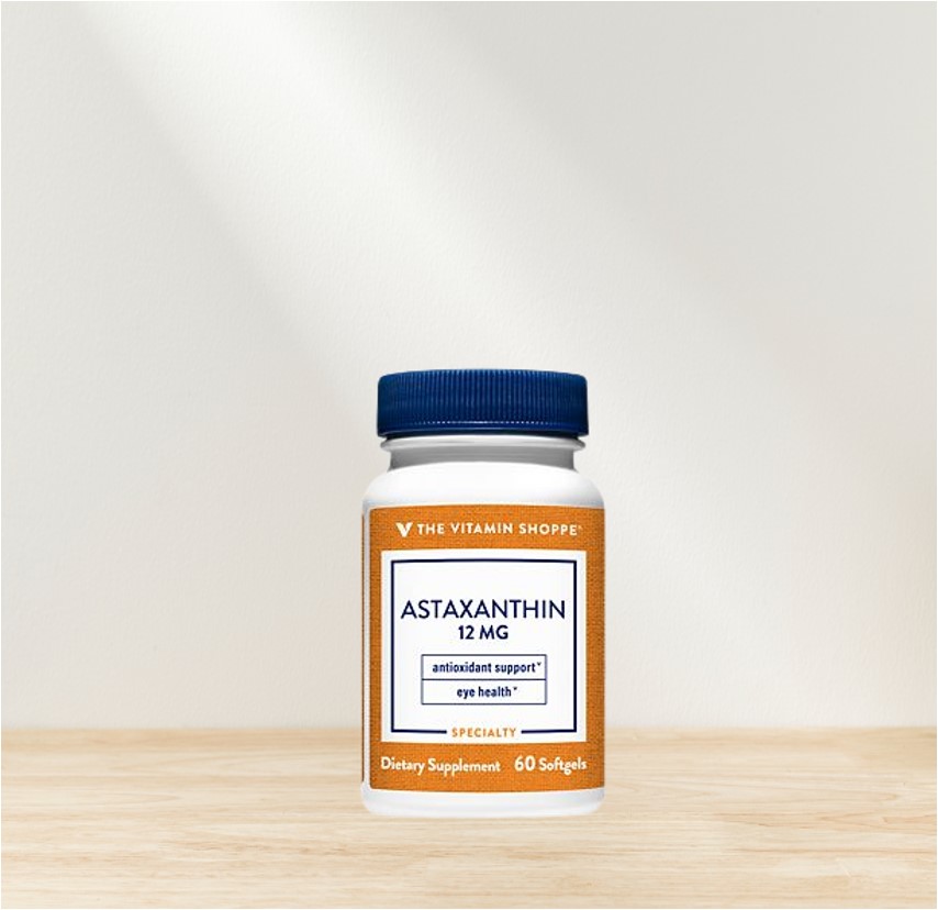 Natural Astaxanthin 12mg the vitamin shoppe 