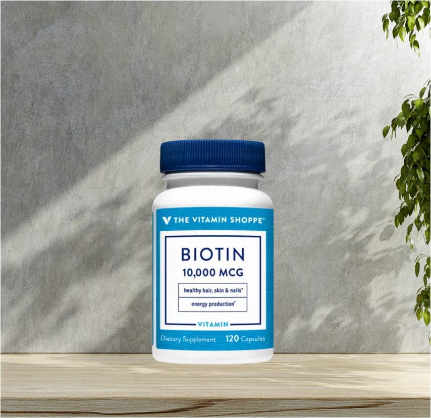 viên uống biotin the vitamin shoppe 