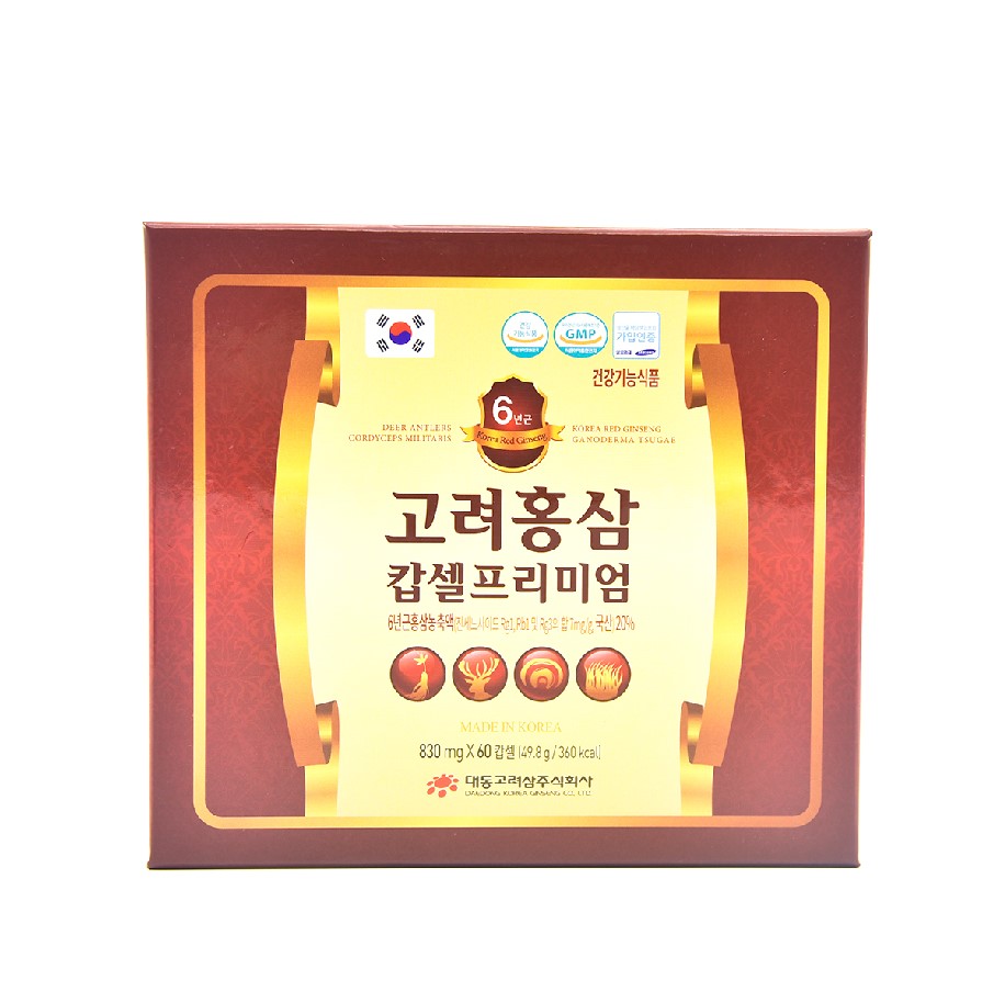 viên nhân sâm – đông trùng cao cấp từ thương hiệu daedong korea ginseng 