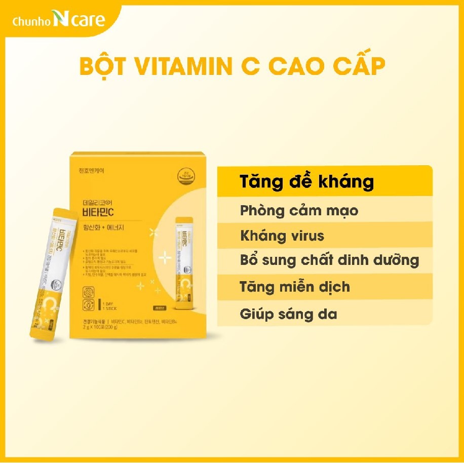 Bột Vitamin C Thượng Hạng Chunho 